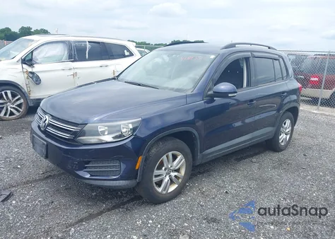 2016 Volkswagen Tiguan S z USA, uszkodzony, nr VIN WVGBV7AX2GW574049